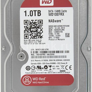 Жесткий диск 3.5 1Tb Western Digital Red